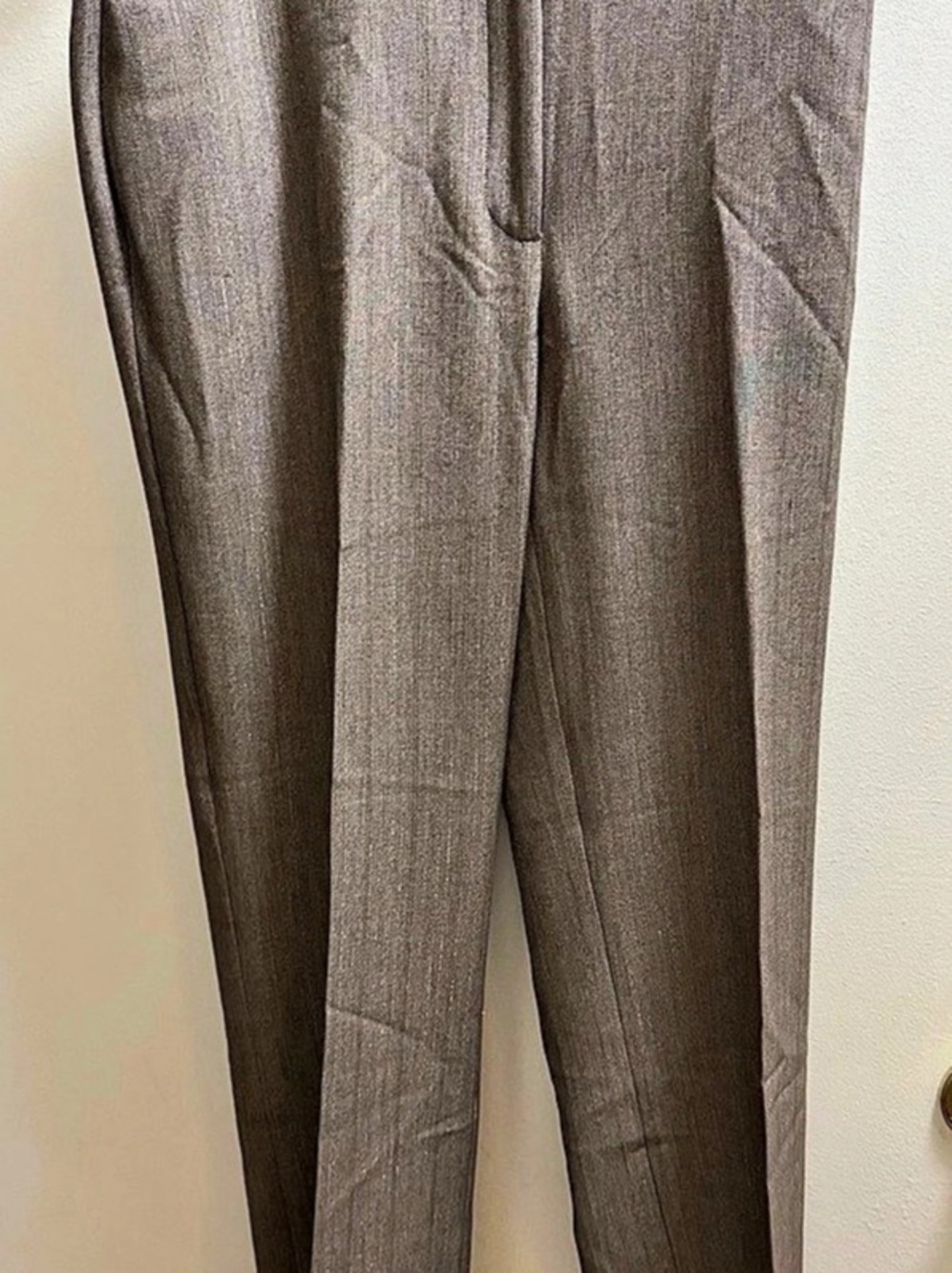 Lana Lee Women's Straight Trousers Size 6 Rayon Blend brown
